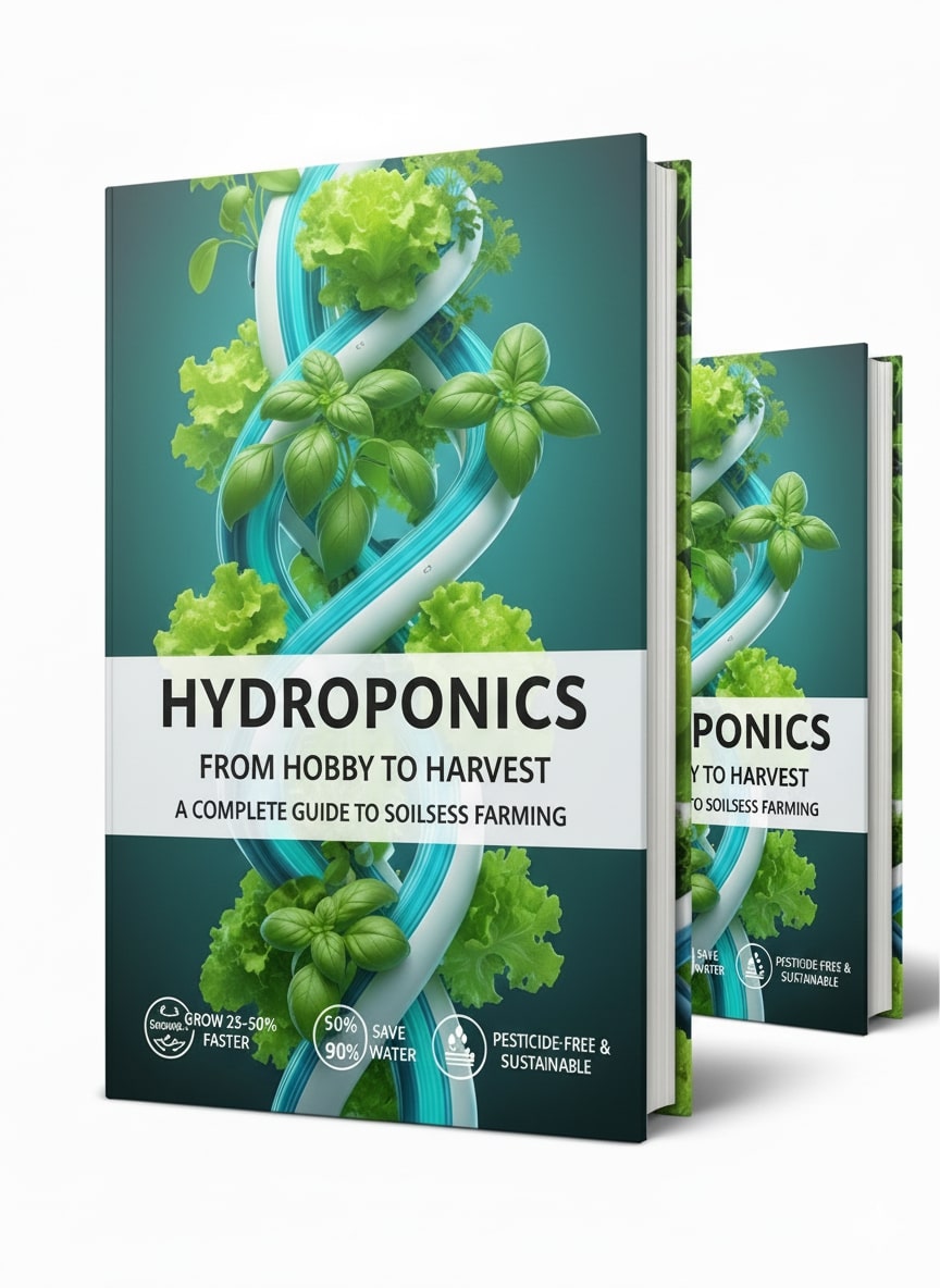 🌱 Hydroponics: From Hobby to Harvest – Complete Guide to Soilless Farming (eBook)